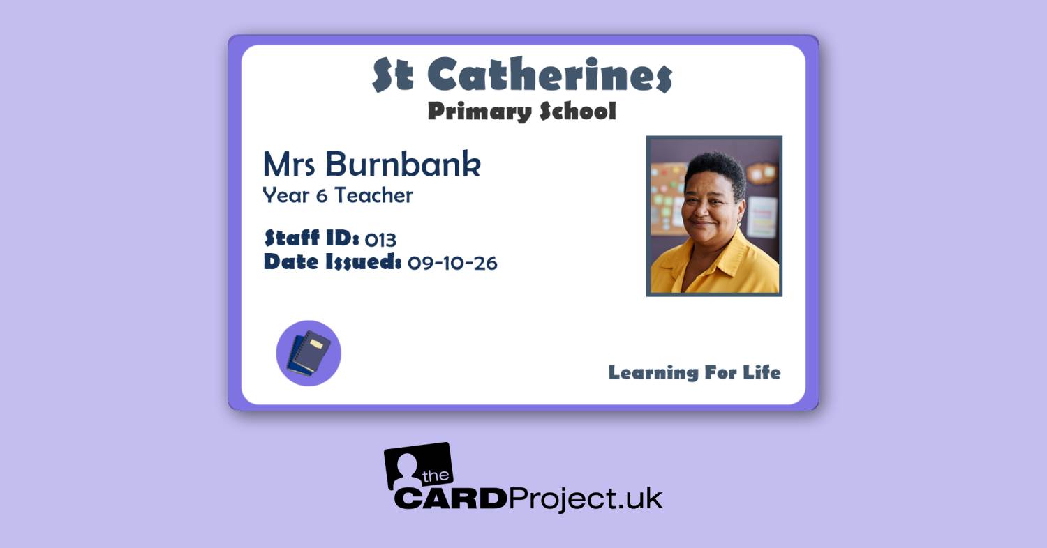 Primary School ID Learning Book Purple